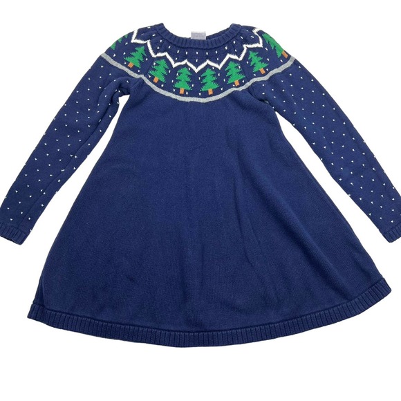 Hanna Andersson Other - Hanna Andersson Tannenbaum Trees Knit Dress